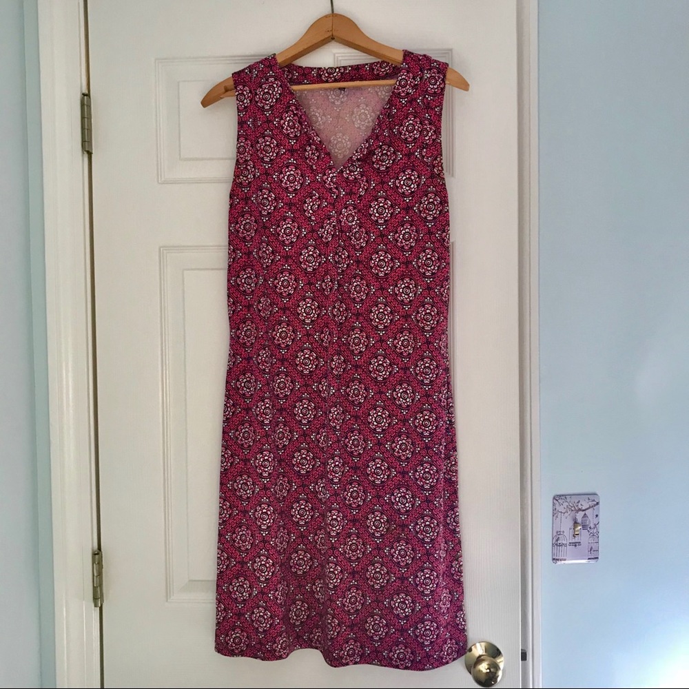 NINE WEST pink pattern dress size small